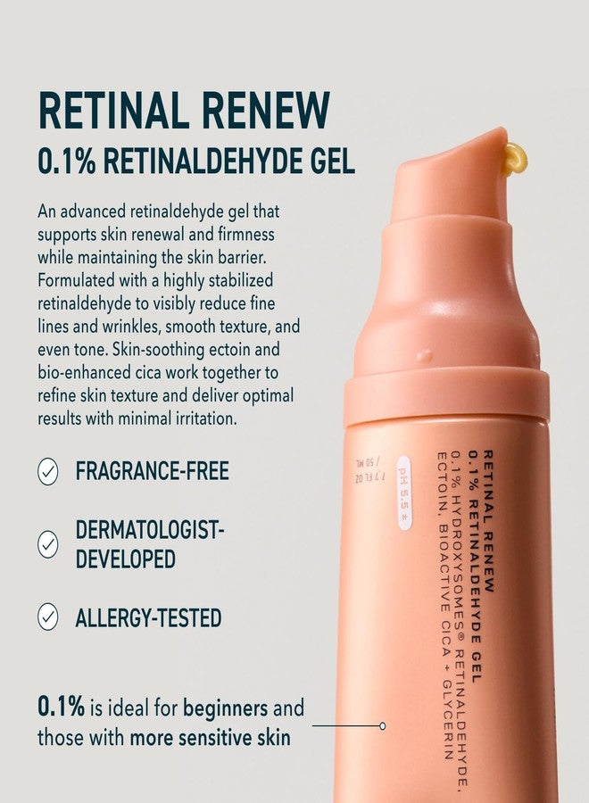 Prequel Skin Retinal Renew – 0.1% Retinaldehyde Gel with Ectoin, Cica & Jojoba Oil – Smooths Texture, Firms & Evens Tone – Supports Skin Barrier – Dermatologist Developed – Low-Irritation Retinoid - Image 2